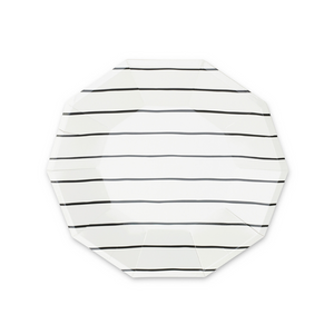 Black Frenchie Striped Small Plates
