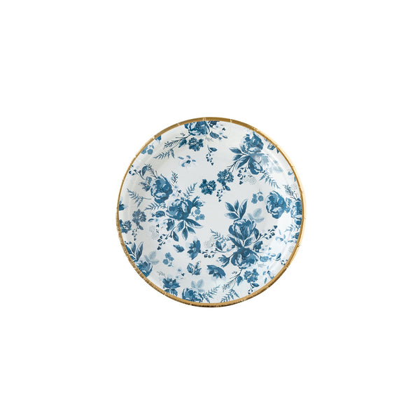 Hamptons Navy Floral Plate