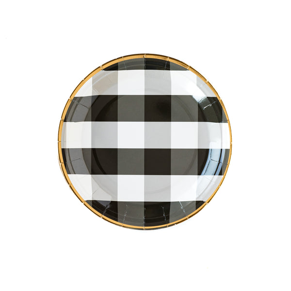 Gingham Farm Buffalo Check Plates