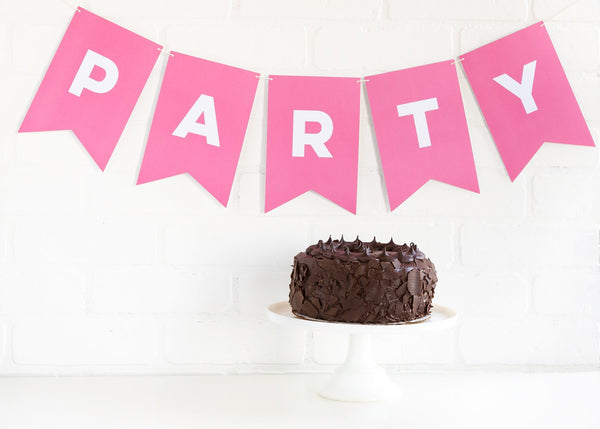 Letter Banner - Bubble Gum