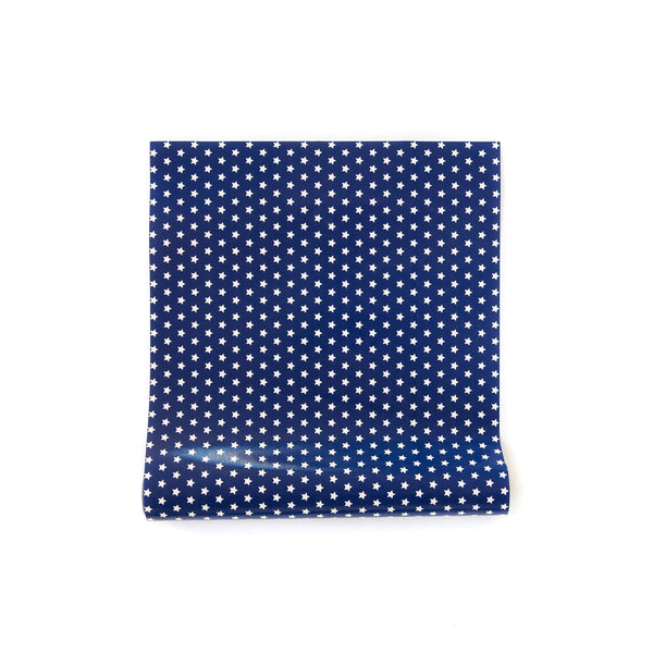 Blue Stars Paper Table Runner
