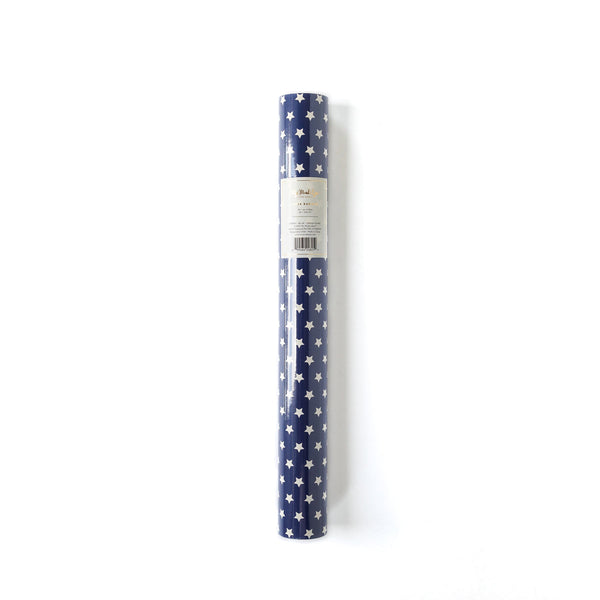 Blue Stars Paper Table Runner