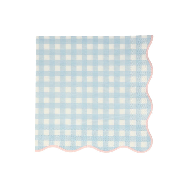 Pastel Gingham Large Napkins