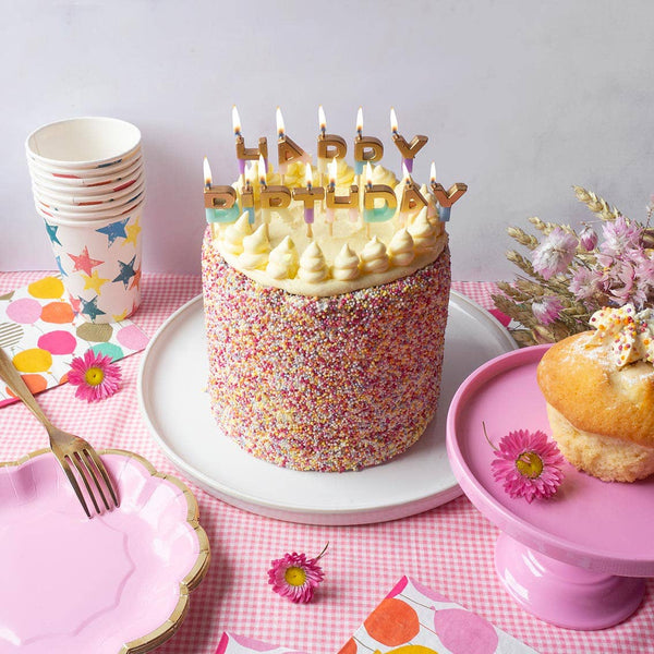 'Happy Birthday' Candle