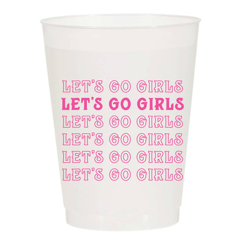 Let's Go Girls Shania Twain Lines Reusable Cups