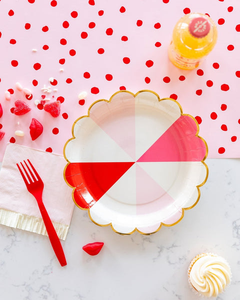 Baby Pink Fringes Cocktail Napkins