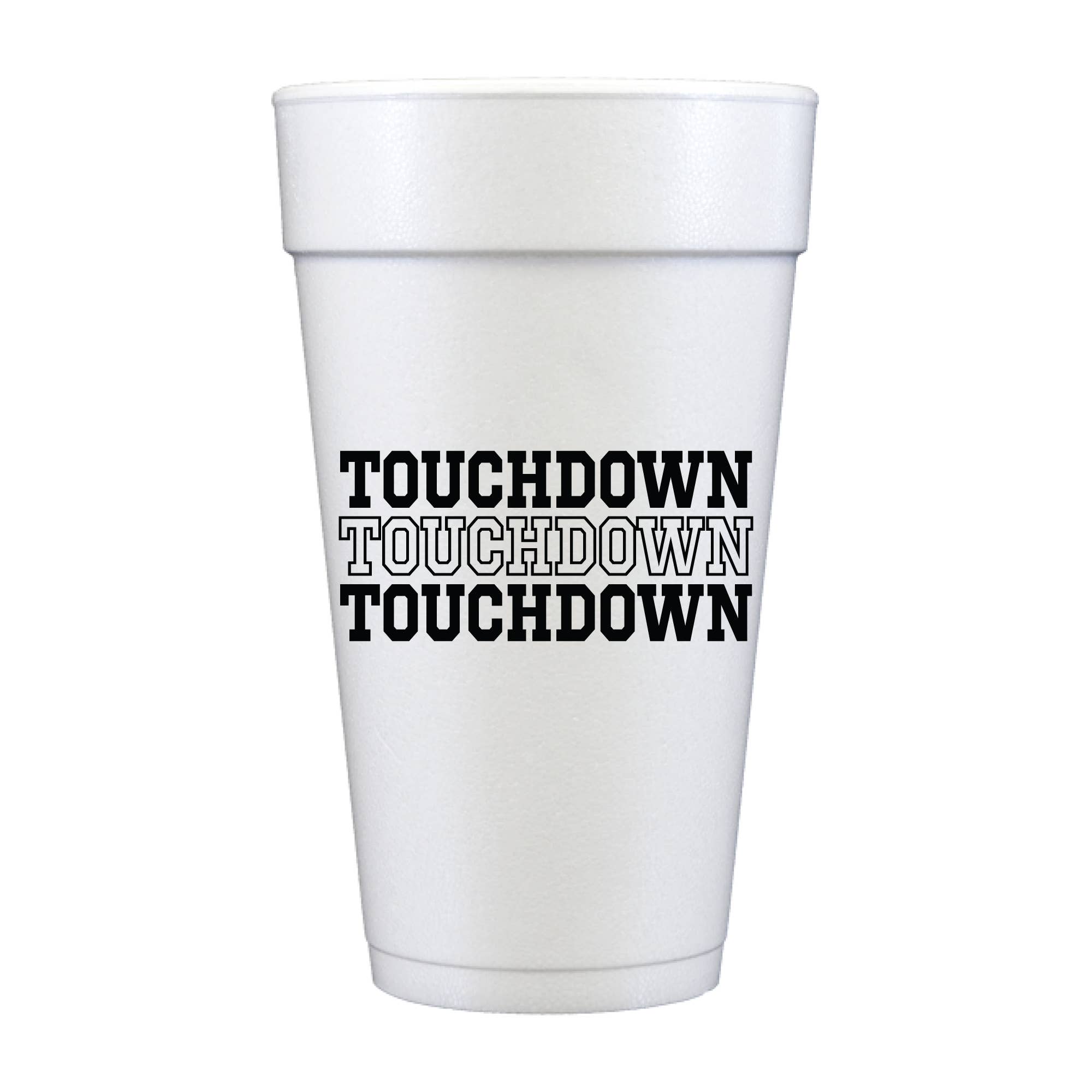 Personalized Styrofoam Cups for Football Tailgating