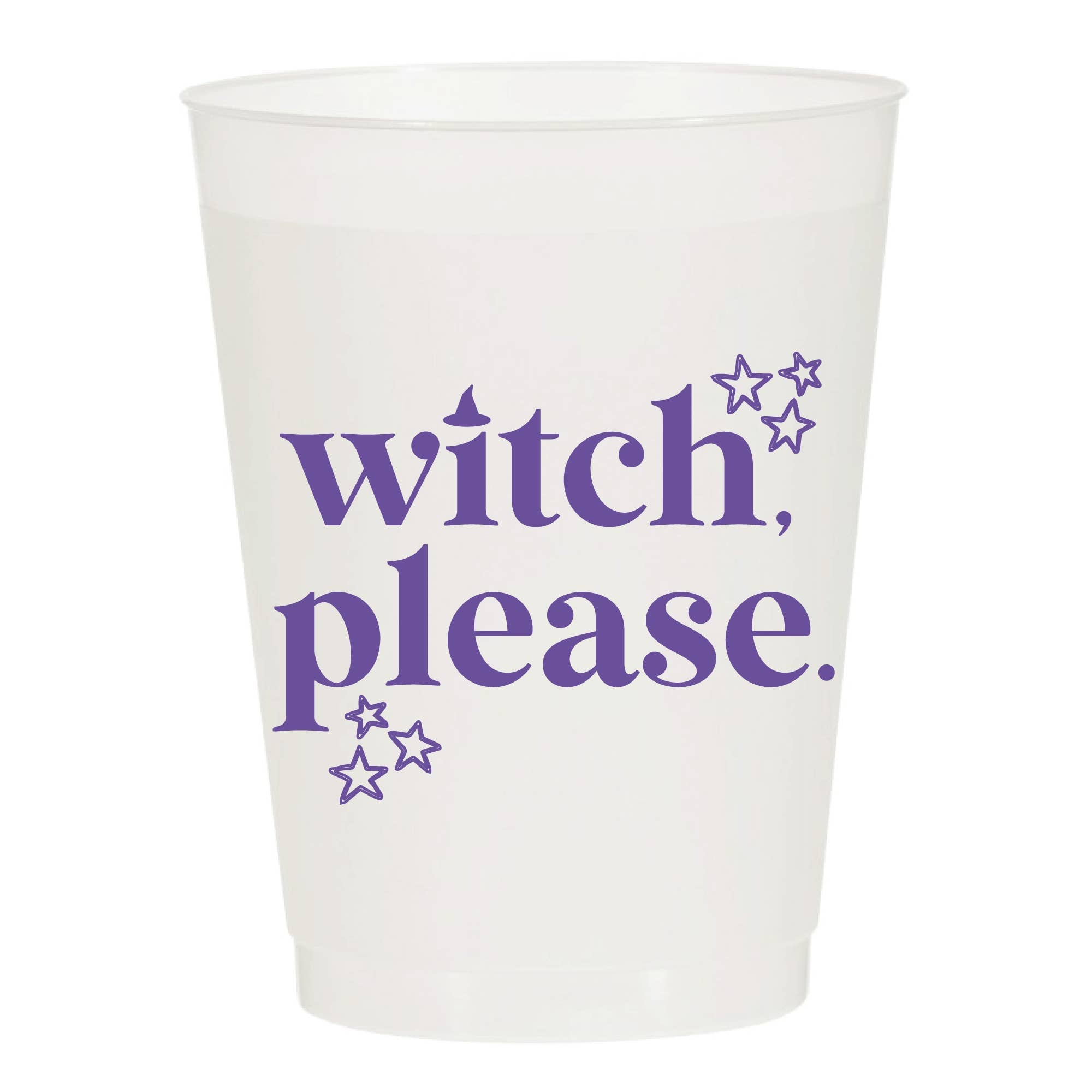 Witch Please Halloween Reusable Party Cups