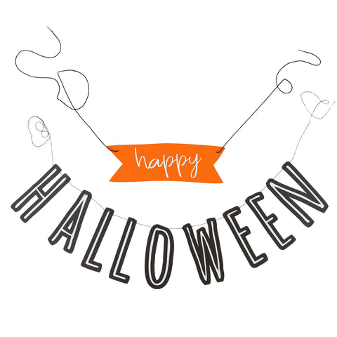 Boo Crew Happy Halloween Banner