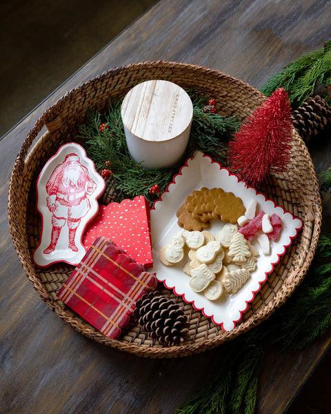 Dear Rudolph Snow Napkin