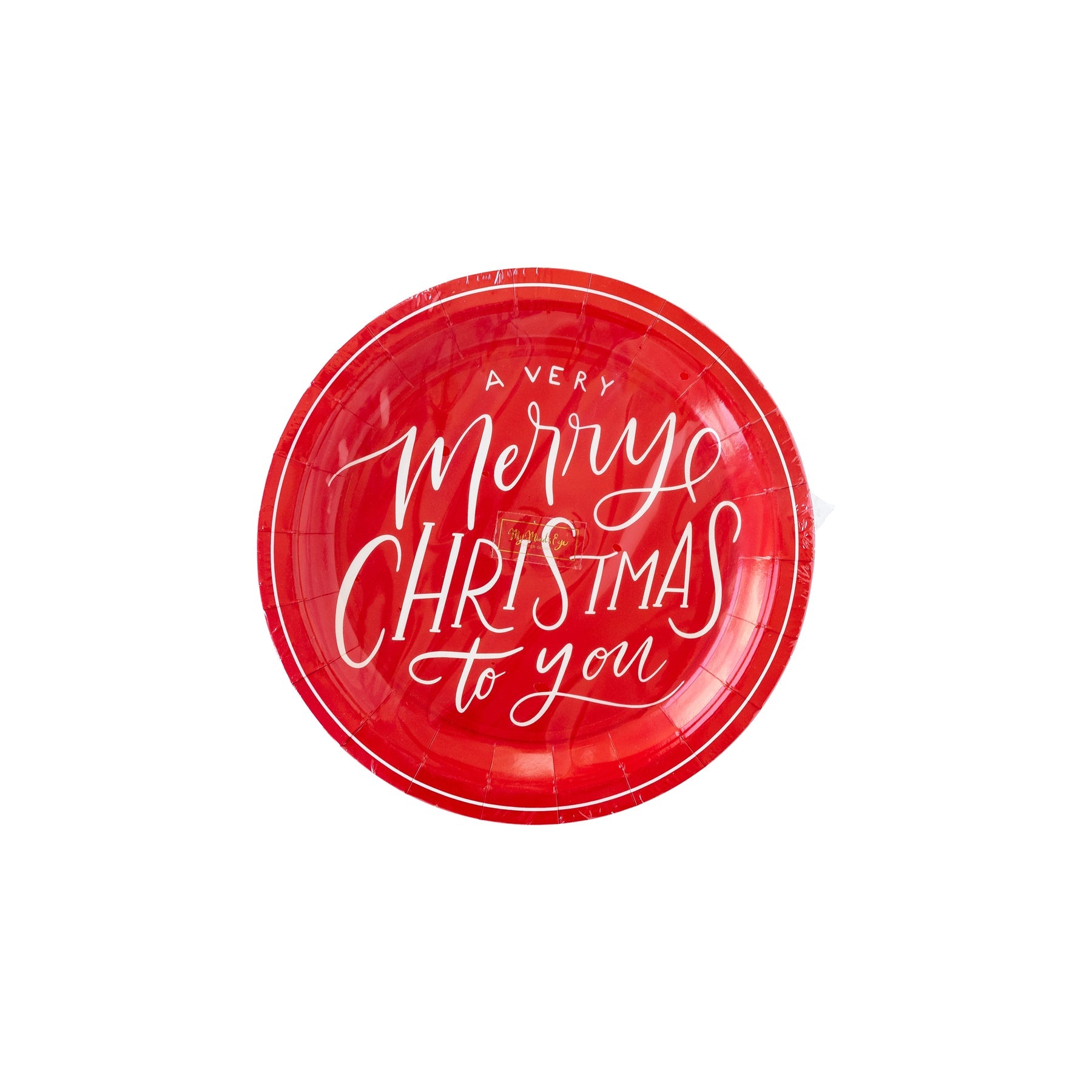 Believe Merry Christmas Script Plate