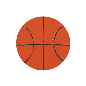 Basketball Shaped Napkins