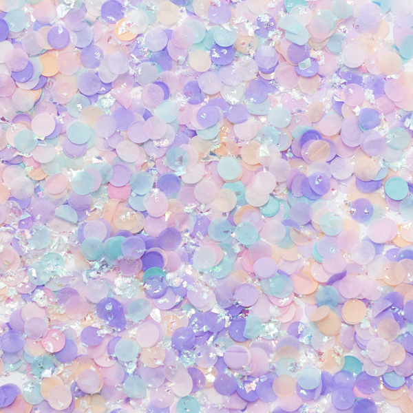 Pastel Iridescent Confetti