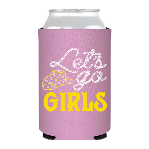 Let's Go Girls Western Can Cooler