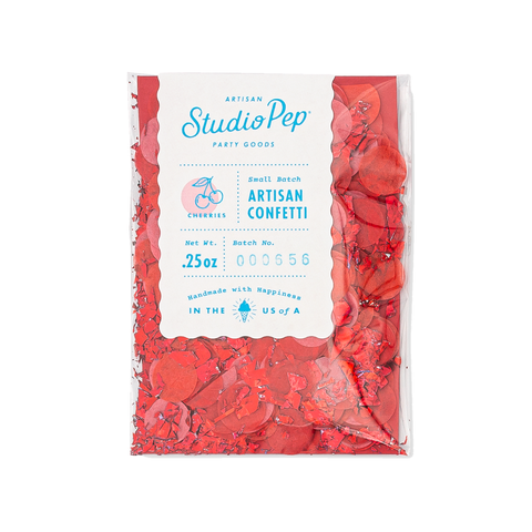 Cherry Red Confetti