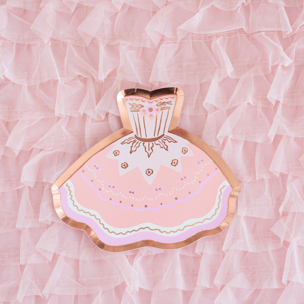 Tutu Ballet Themed Plates