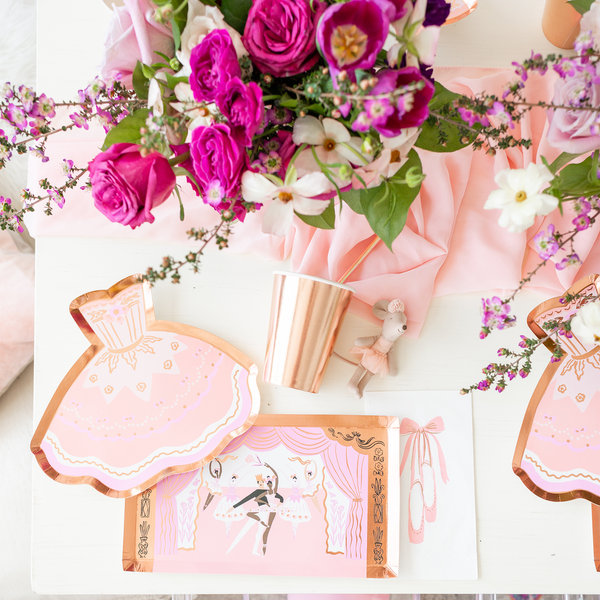 Tutu Ballet Themed Plates