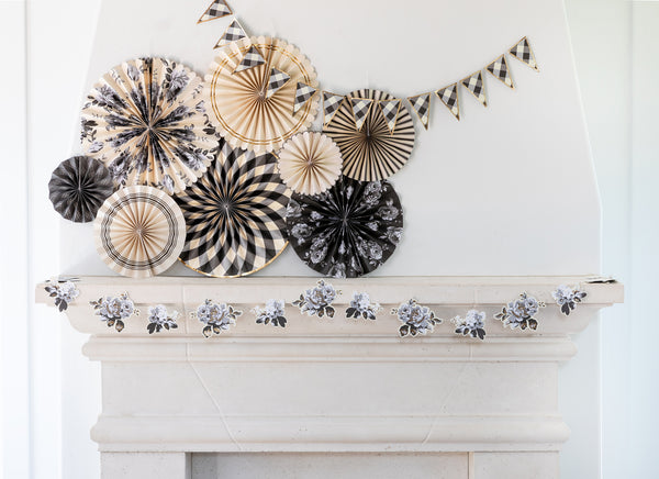 Gingham Farm Party Fans