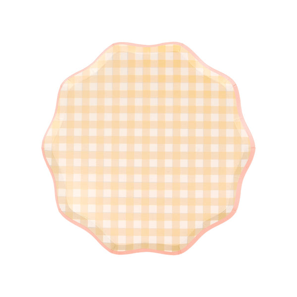 Pastel Gingham Side Plates