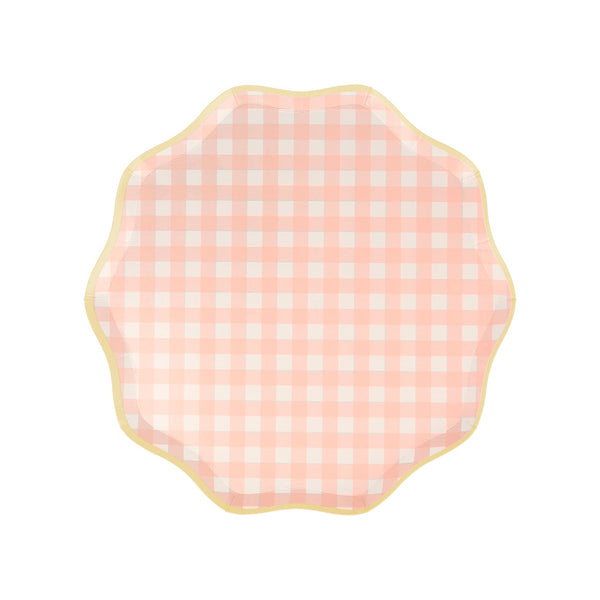 Pastel Gingham Side Plates