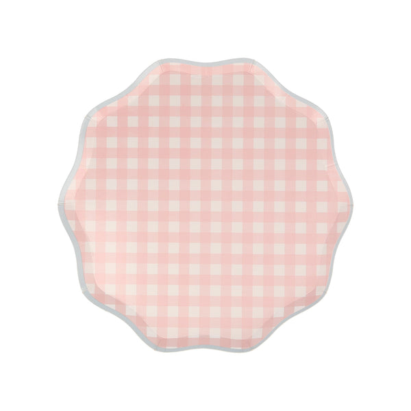 Pastel Gingham Side Plates