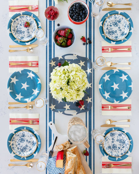 Hamptons Navy Floral Plate