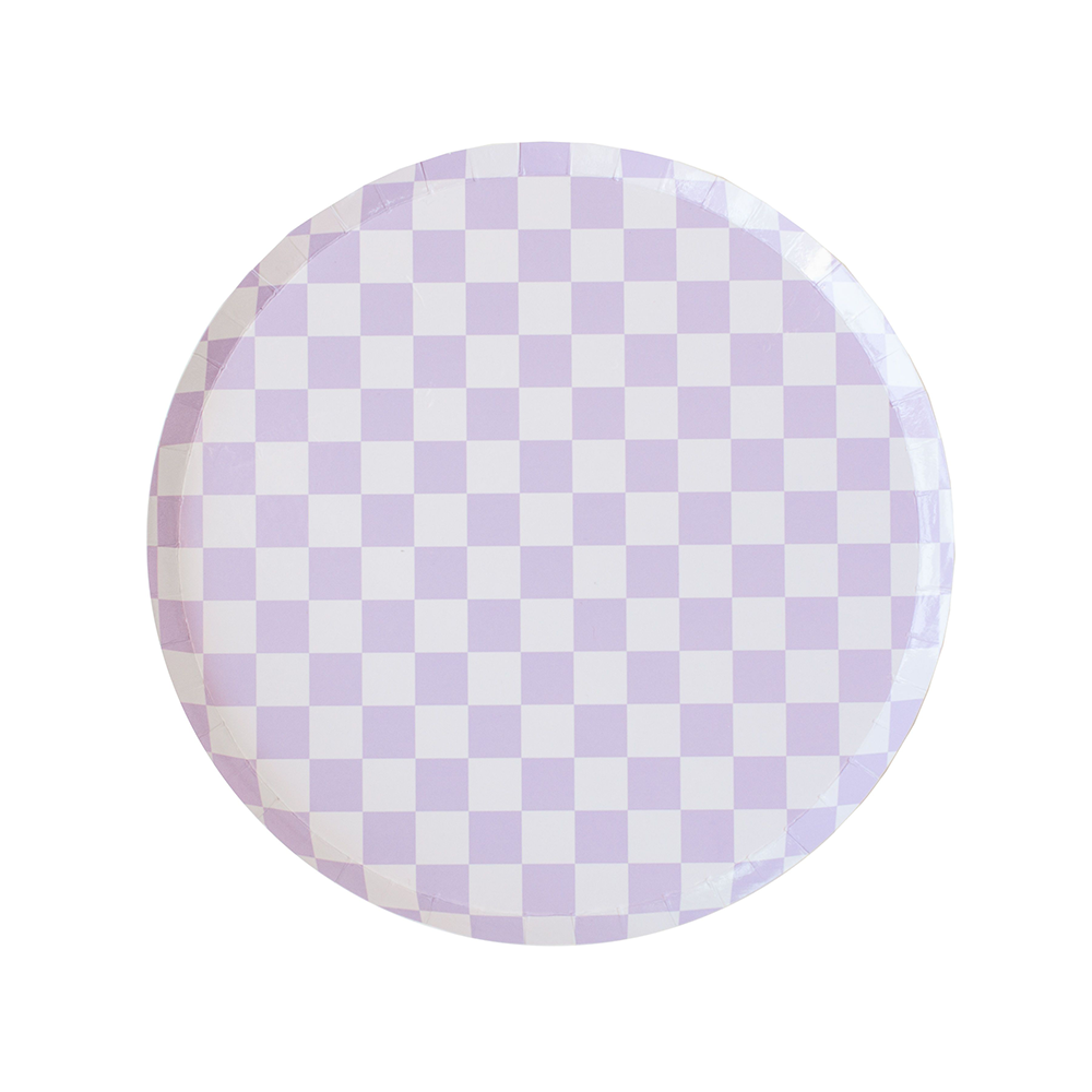 Check It! "Purple Posse" Dessert Plates