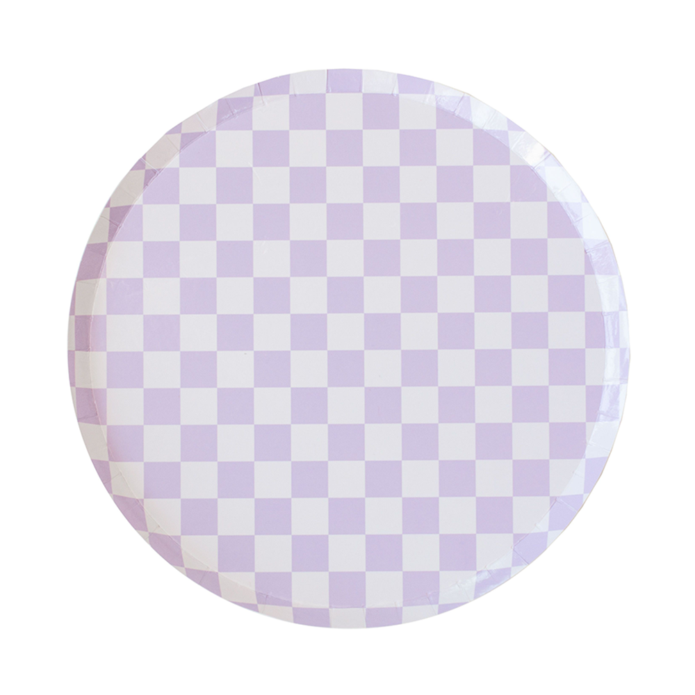 Check It! "Purple Posse" Dinner Plates