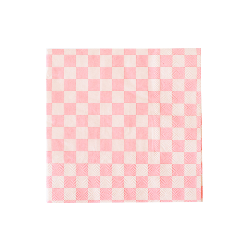 Check It! "Tickle Me Pink" Cocktail Napkins