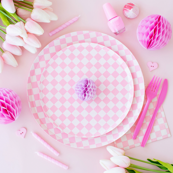 Check It! "Tickle Me Pink" Cocktail Napkins