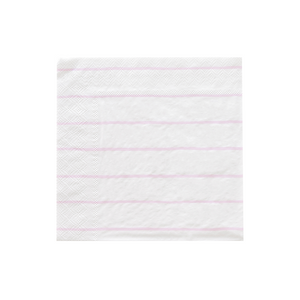 Lilac Frenchie Striped Petite Napkins