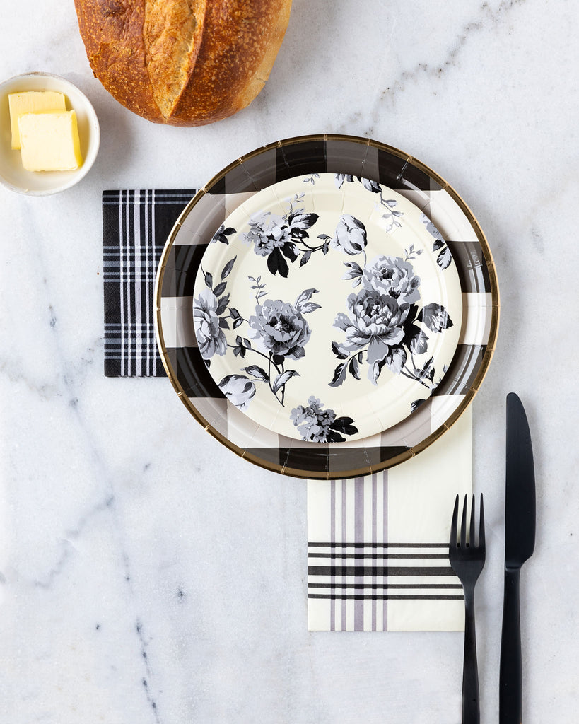 Gingham dinnerware hotsell