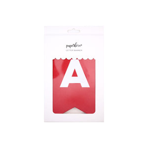 Letter Banner - Cherry