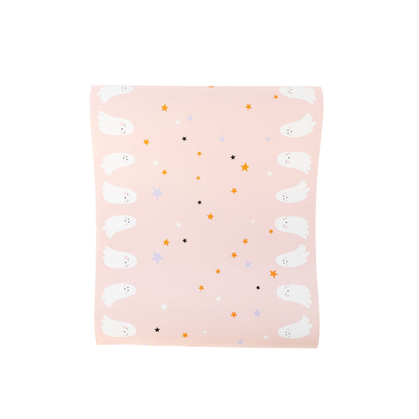 Trick or Treat Pink Ghost Table Runner