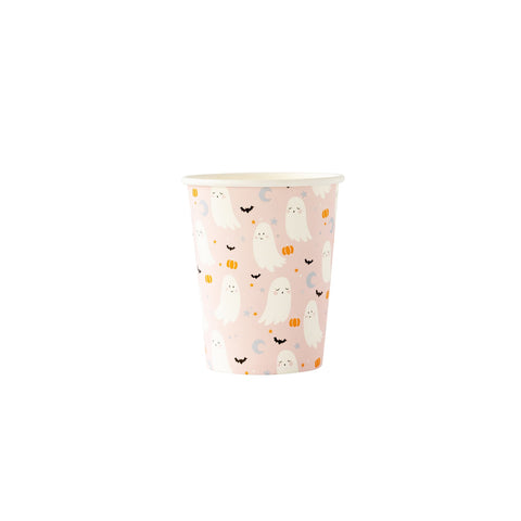 Trick or Treat Pink Ghost Party Cups