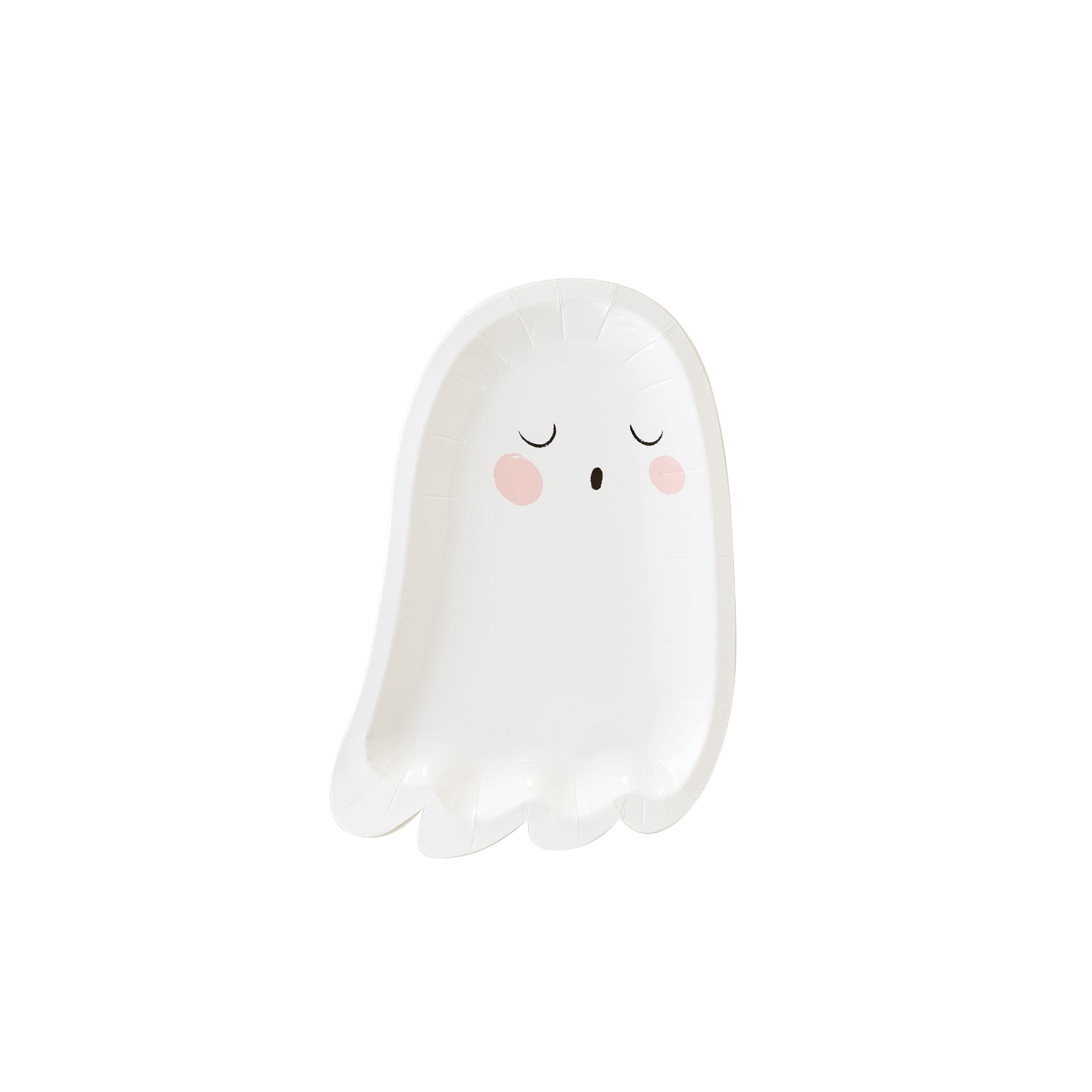 Trick or Treat Ghost Shaped 9'' Plate