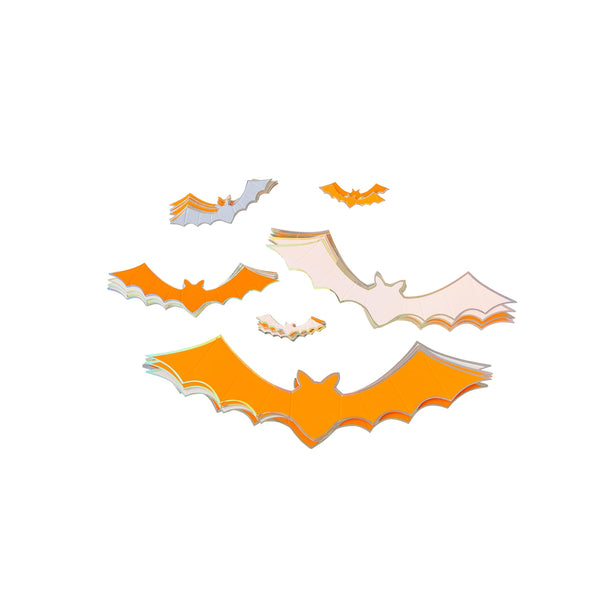 Pink, Orange and Purple Bats