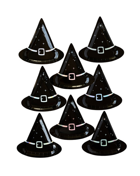 Witching Hour Witch Hat Shaped Plate