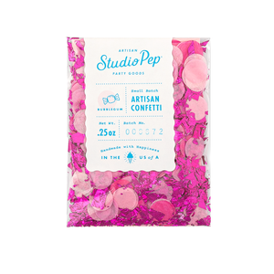 Bubblegum Pink Confetti