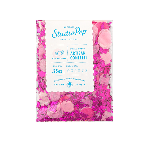 Bubblegum Pink Confetti