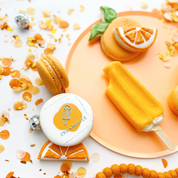Creamsicle Orange Confetti