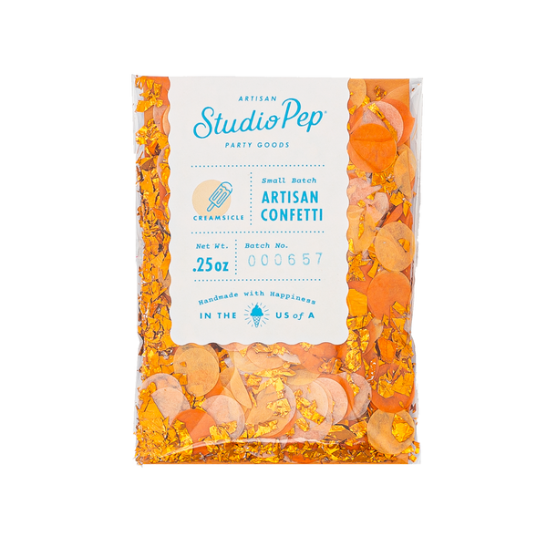 Creamsicle Orange Confetti