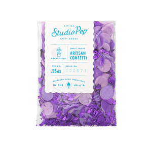 Grape Soda Purple Confetti