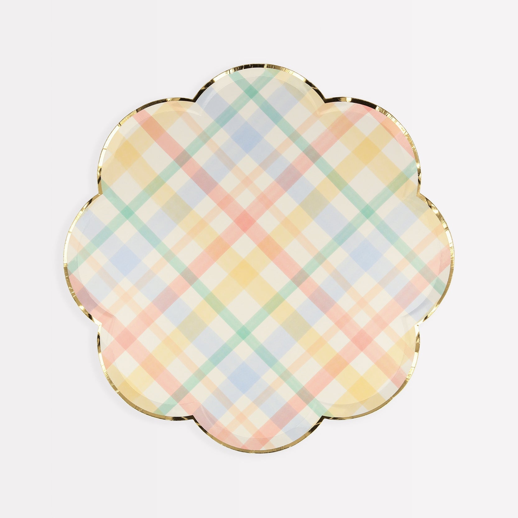 Pastel Plaid Small Plates