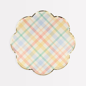 Pastel Plaid Small Plates