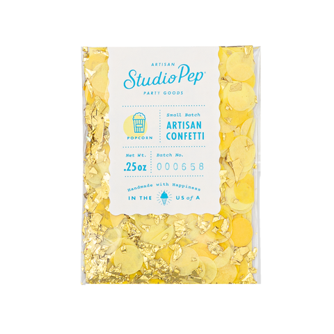 Popcorn Yellow Confetti