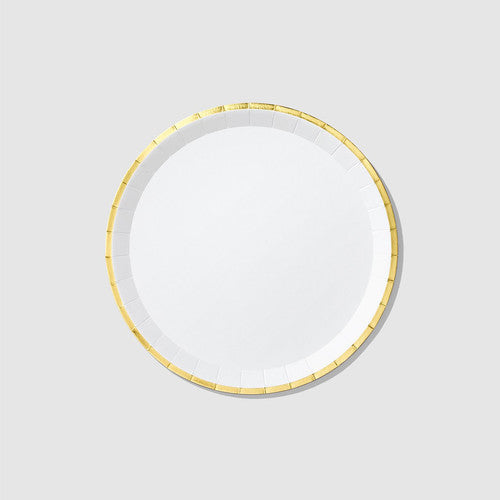 White and Gold Large Plates