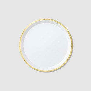 White and Gold Large Plates