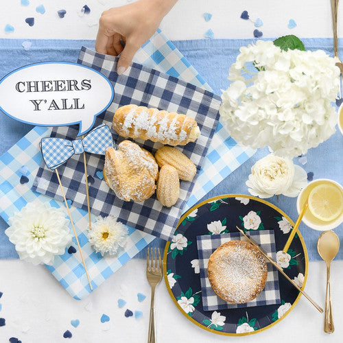 Draper James x Coterie Gingham Serving Tray