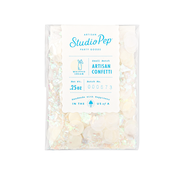 Whipped Cream White Confetti